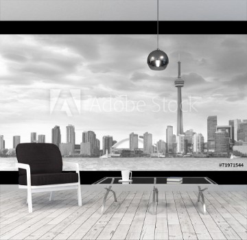Bild på Toronto Skyline in Black and White